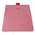 Patura pentru picnic Red Plaid, Heinner, 145x200 cm, poliester, rosu/alb