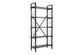 Corp biblioteca, Nordure, Elysian, PAL, Negru lemn / Negru