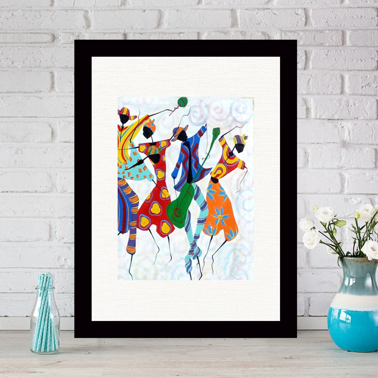 Tablou decorativ SCDRPRC05 Cadru: 100% LEMN (Grosime: 2 cm) Multicolor