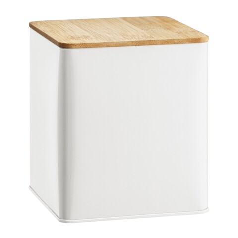 Cutie cu capac nordic, ambition, 1.7 l, inox/lemn