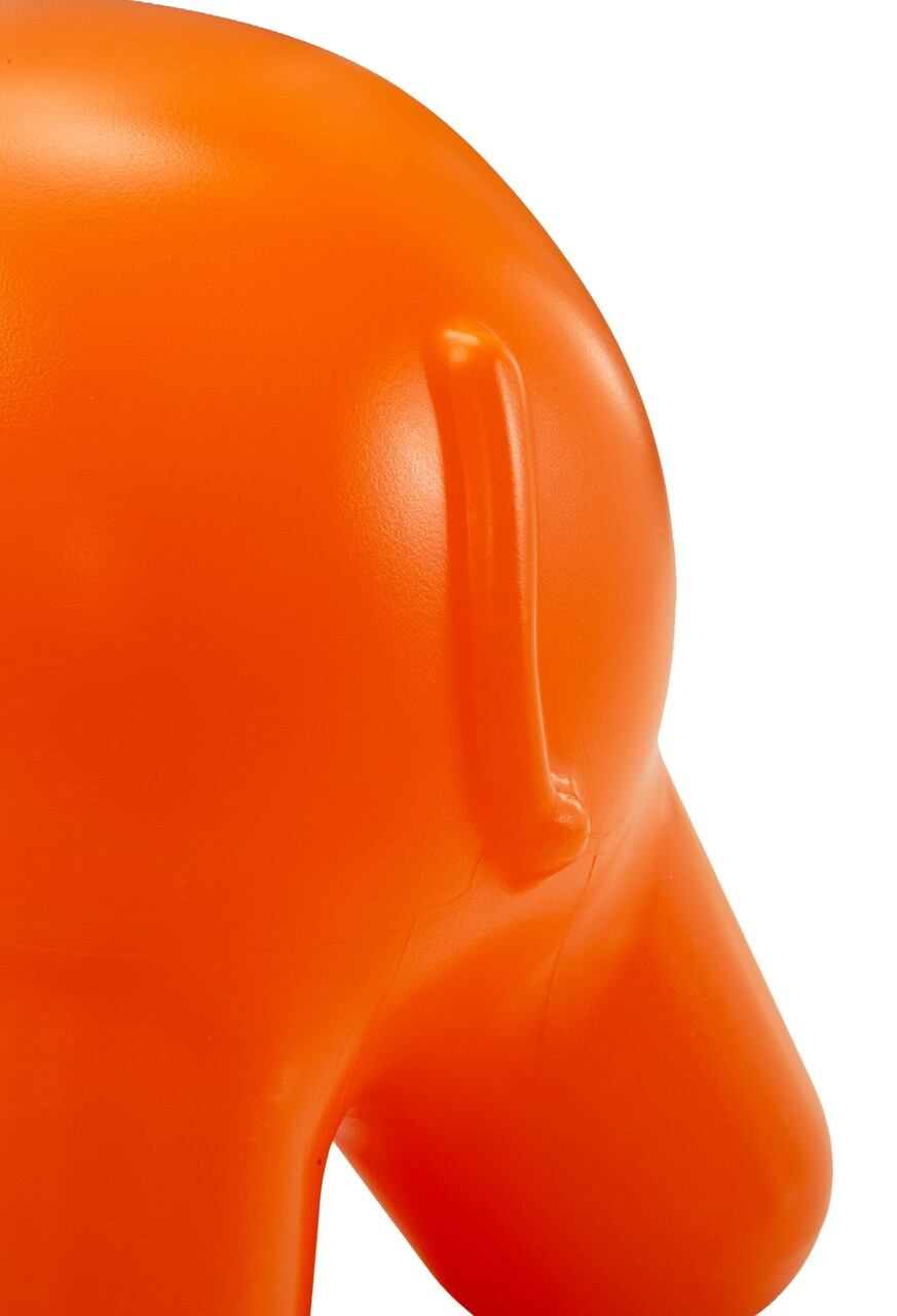 Taburet pentru copii, Mauro Ferretti, Elephant, 86x46x56 cm, utilizare interior / exterior,  plastic, portocaliu - view 3
