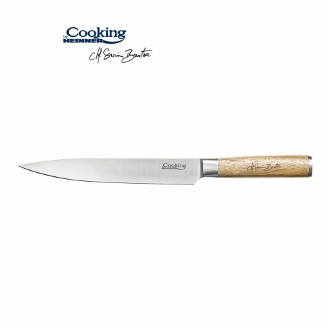Cutit pentru dezosat, Heinner Home, 20 cm, inox/lemn accacia, argintiu/natur