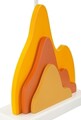 Lampa de masa Color -A, Mauro Ferretti, 1 x E27, 40W, 30x30x57 cm, MDF/fier, multicolor