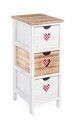 Comoda Chalet, Bizzotto, 26 x 32 x 63 cm, lemn de paulownia