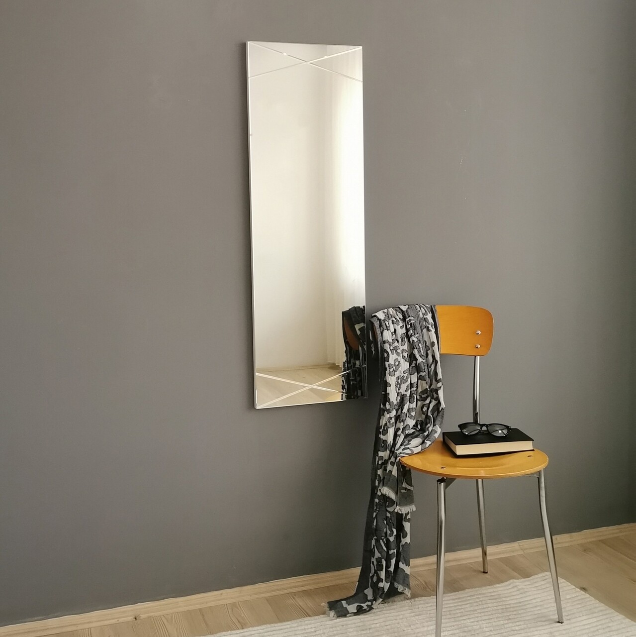Oglinda decorativa A321D, Neostill, 35 x 105 cm, argintiu - 1 | YEO