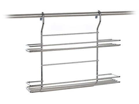 Polita depozitare condimente, variella double, banquet, 37x9x37 cm, inox