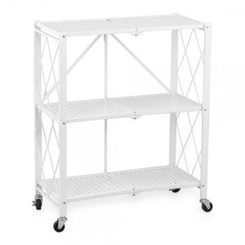 Organizator incaltaminte pliabil Confortime, 70x34x87 cm, metal, alb Accesorii curatenie & organizare