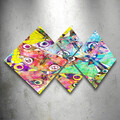 Set 4 tablouri decorative, 4MDF172686509, MDF, Imprimat UV, Multicolor