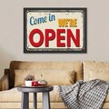Tablou decorativ, We're Open 2 (40 x 55), MDF , Polistiren, Multicolor