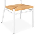 Scaun, Cela, L.48 l.48 H.85 cm, aluminiu, alb