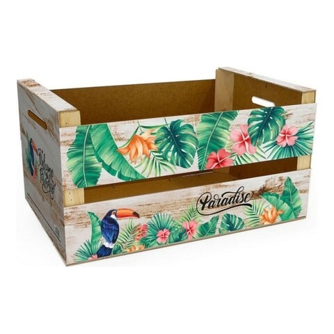 Cutie de depozitare Paradise, Confortime, 44×24.5×23 cm, lemn, multicolor