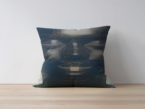 Husa de perna, a1196, 43x43 cm, 50% bumbac/50% poliester, multicolor