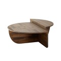 Set masuta de cafea, Neostill, Podium Wood, 100% LEMN MOLID DE PIN, Maro