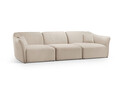 Canapea 5 locuri, Hailey, Micadoni Home, 292x102x79 cm, tesatura boucle, bej inchis