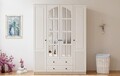 Dulap pentru haine, Rabi, Rb-113, 140x210x52 cm, Alb mat