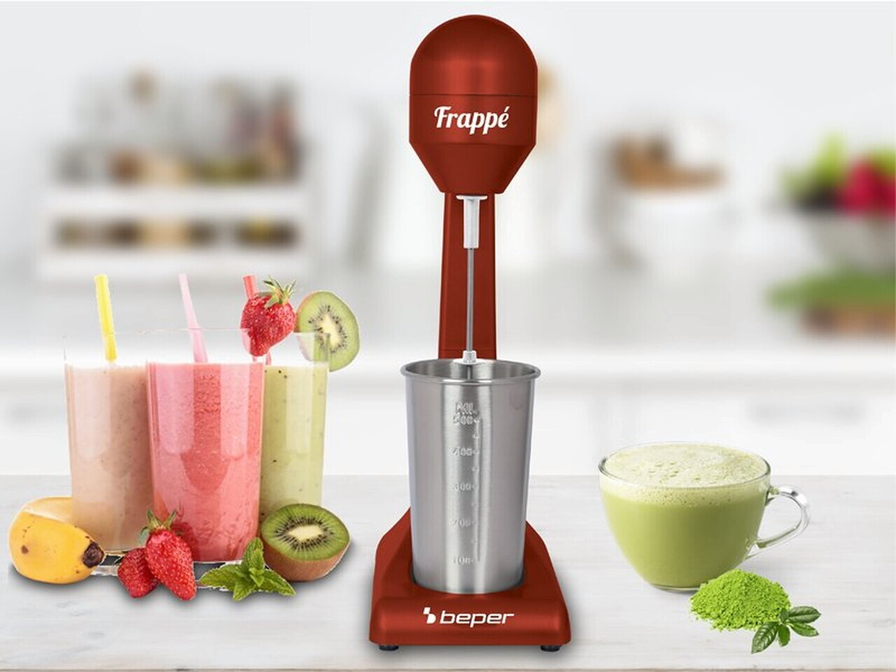 Aparat pentru preparare milk shake/cocktail, Beper, BP.690, 500 ml, 100 W