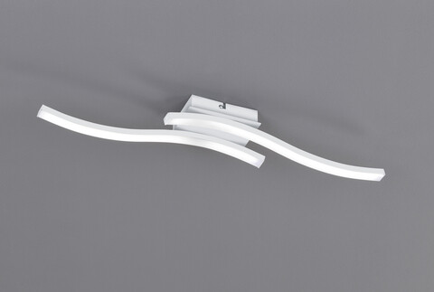Plafoniera Route, RL, 56x9x7 cm, 5W, 2x SMD, metal, alb mat