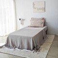Raft de perete, Neostill, Reve, 35x35 cm, Lemn masiv, Alb/Negru