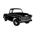 Decoratiune de perete, Chevy 3200 Pickup, Dimensiune: 60 x 36 cm , Negru