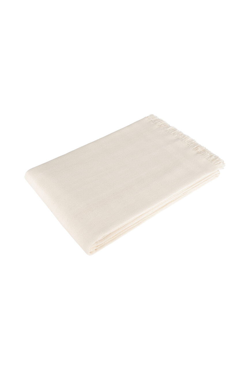 Cuvertura de pat, Alinda - Cream (170 x 230), DC Home, Bumbac