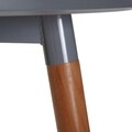 Masa Mayra, Versa, 80 x 80 x 75 cm, MDF/lemn, gri