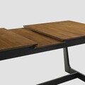 Masa extensibila Pahkel, Homla, 140-175x90x76 cm, lemn de cauciuc, maro