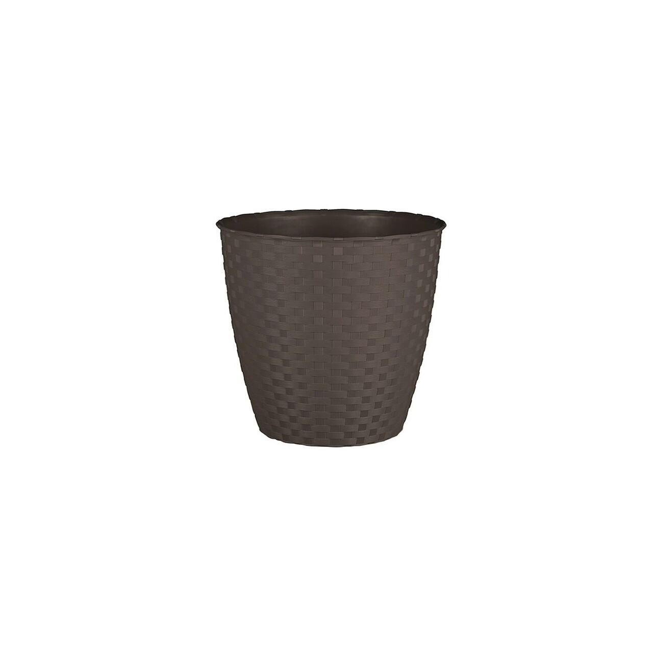 Ghiveci Rattan 29 Cm, Moka