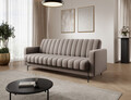 Canapea extensibila 3 locuri ELTAP, Roneyy, 212x89x86 cm, lemn/poliester, bej inchis