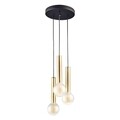 Lustra Tubo, Maison in Design, 3 x E27, 40W, auriu