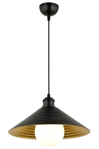 Lustra yok, squid lighting, 35x35x70, 60w, negru/auriu