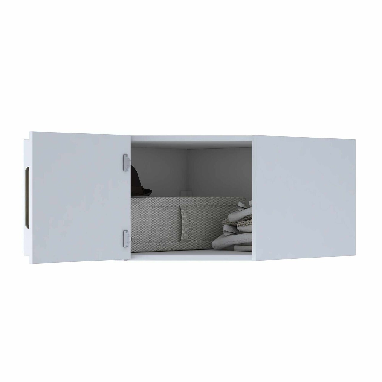 Dulap pentru haine, Hanah Home, BA265, 91x45x57.5 cm, Alb — imaginea 3