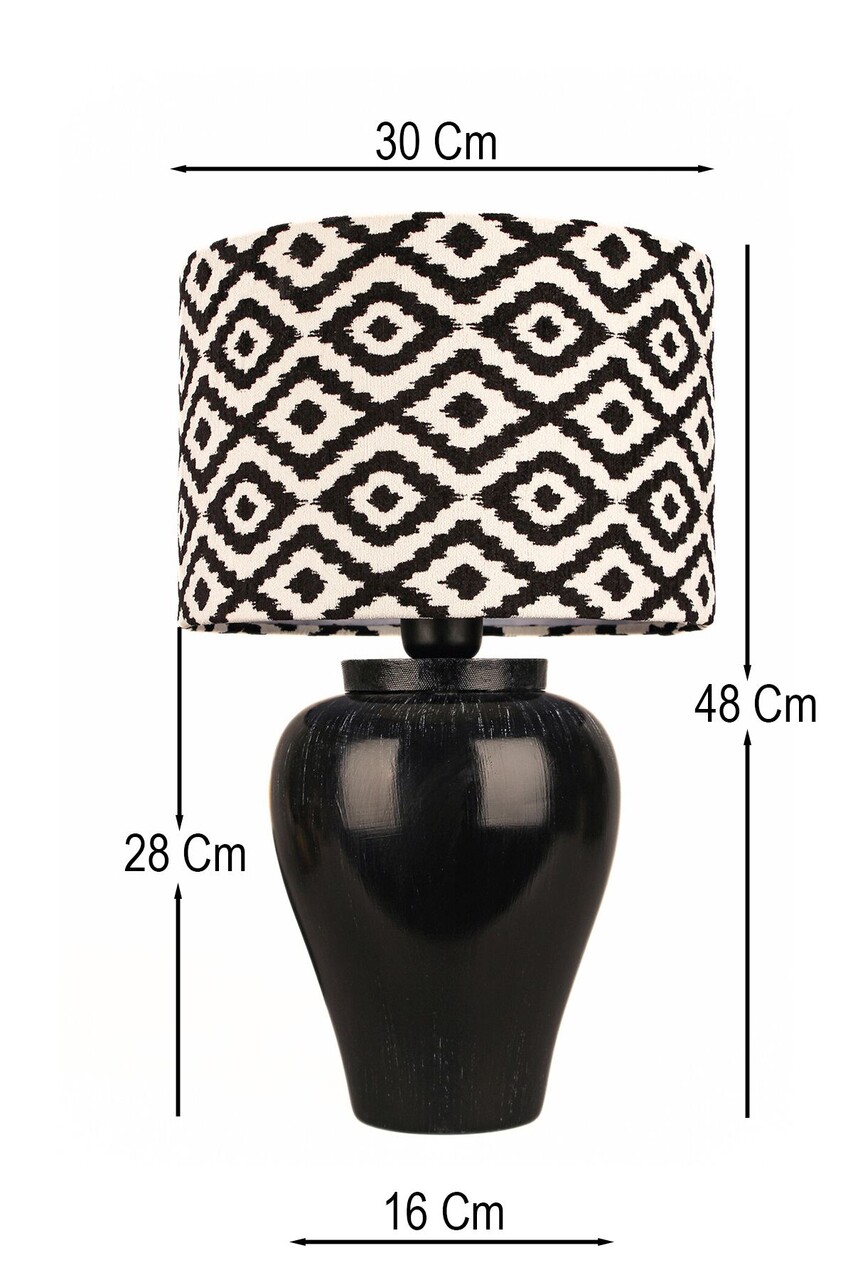 Lampa de masa, Opviq, 687HMY2471, Multicolor - imagine 2