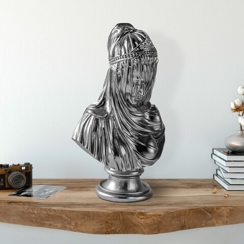 Decoratiune, Yak-038-B, Poliester, Argintiu