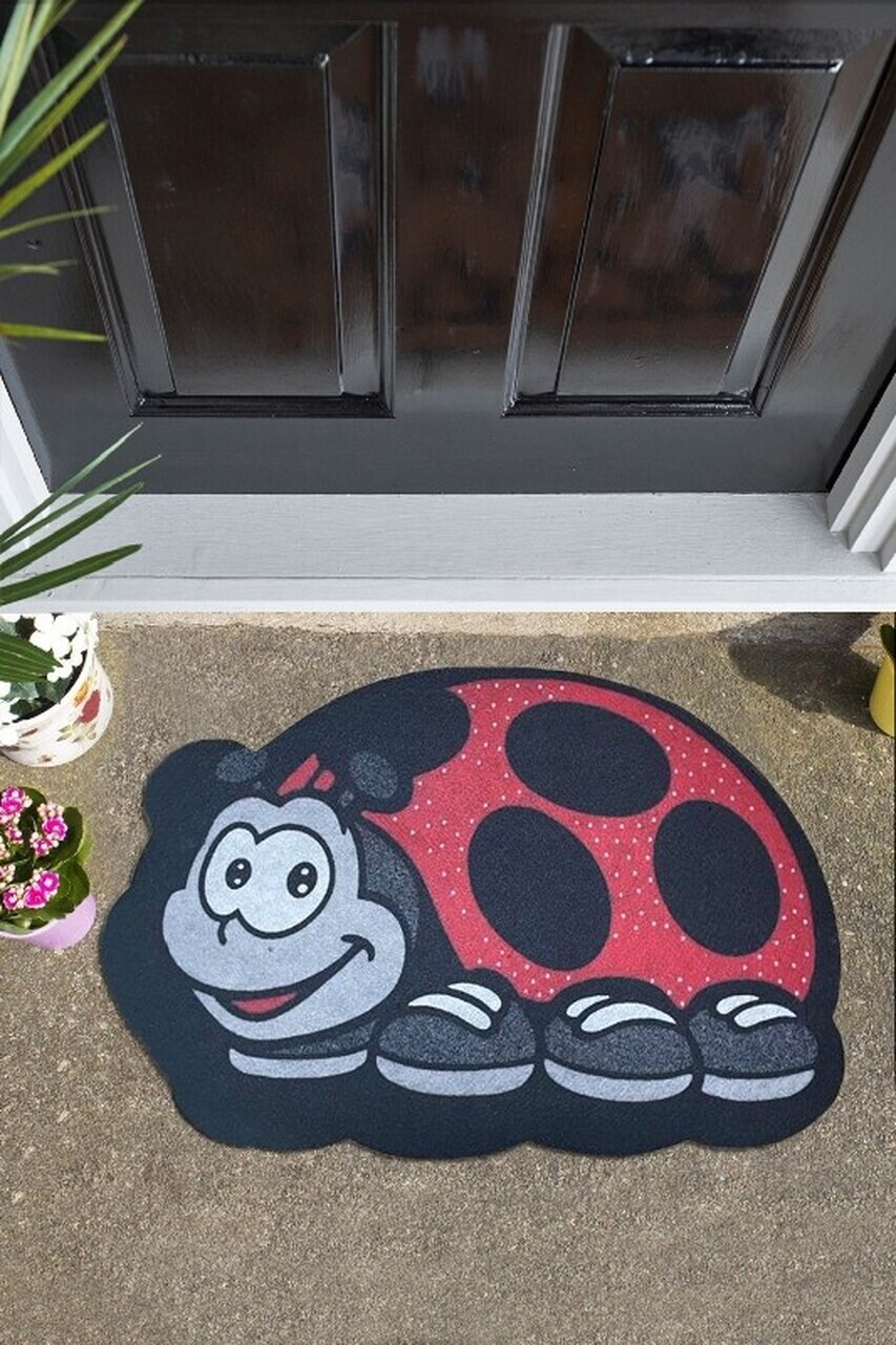 Covoraș din PVC, Pvc Ladybird, 40x60 cm, PVC, Multicolor