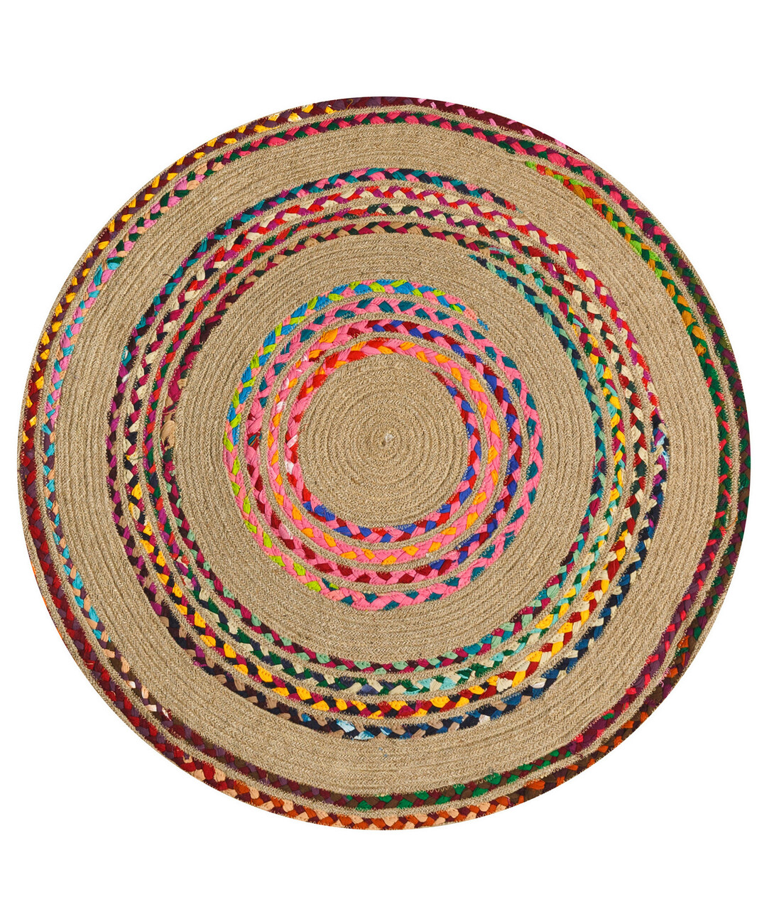 Covor, 00002A , 150x150 cm, Iuta, Multicolor - 1 | YEO