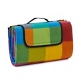 Patura pentru picnic fleece Rainbow, Heinner, 150x180 cm, poliester, multicolor
