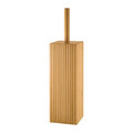 Perie de toaleta cu suport  Bamboo, Jotta, 10 x 10 x 37 cm, bambus, maro
