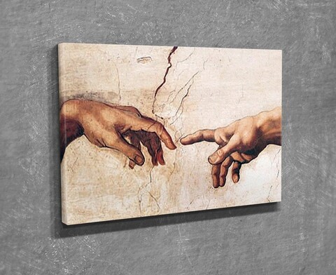 Tablou decorativ, dc314, canvas, lemn, multicolor