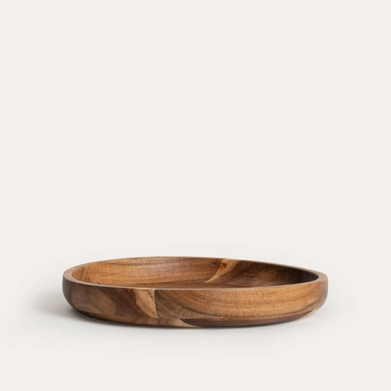 Platou servire Mooka, Homla, 30x4 cm, lemn, maro - view 3