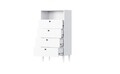 Comoda ELTAP, Dullum, 60x40x115 cm, MDF, alb