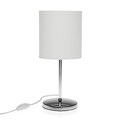 Lampa de masa Cara, Versa, 13 x 29.5 cm, metal, alb
