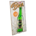 Tablou decorativ Fresh Beer, Creaciones Meng, 30x60 cm, MDF