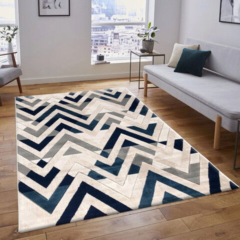 Covor, H776, 200x290 cm, Polipropilena, Albastru