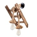 Aplica de perete, Erebos - 120-A, Lustro, 25 x 26 x 45 cm, 1 x E27, 40W, natural