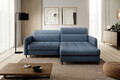 Coltar extensibil dreapta 3 locuri ELTAP, RT-40RAQ, Gomsi, 228x165x100 cm, lemn/poliester, albastru
