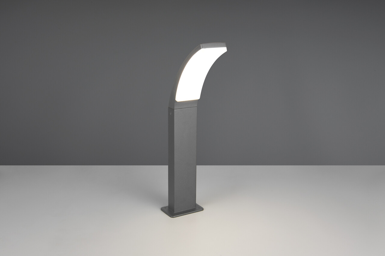 Lampadar de exterior Beja, RL, 12x21x60 cm, 12.5W, 1x SMD LED, aluminiu, antracit