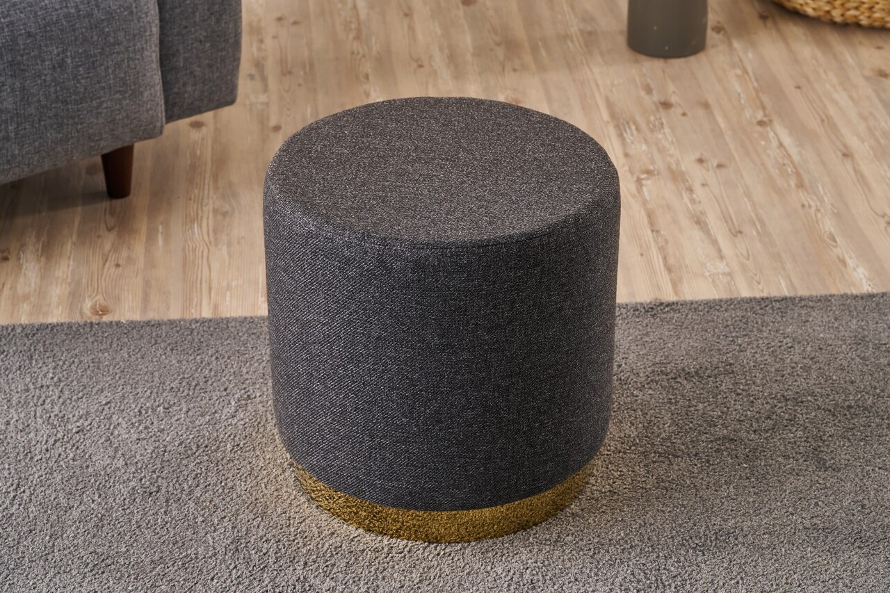 Taburet, Atelier del Sofa, 825BLC5147, Lemn, Fumuriu - view 2