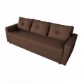 Canapea Extensibila Firenze Lux Dark Chocolate 218x85x85 cm + lada de depozitare, maro