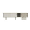 Comoda TV, Hanah Home, Valento, 180x52x36 cm, Piatră Lunii / Travertin