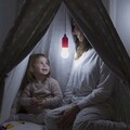 Bec LED portabil cu snur si baterii Bulby, InnovaGoods, Ø5.5 x 16.5 cm, culori asortate